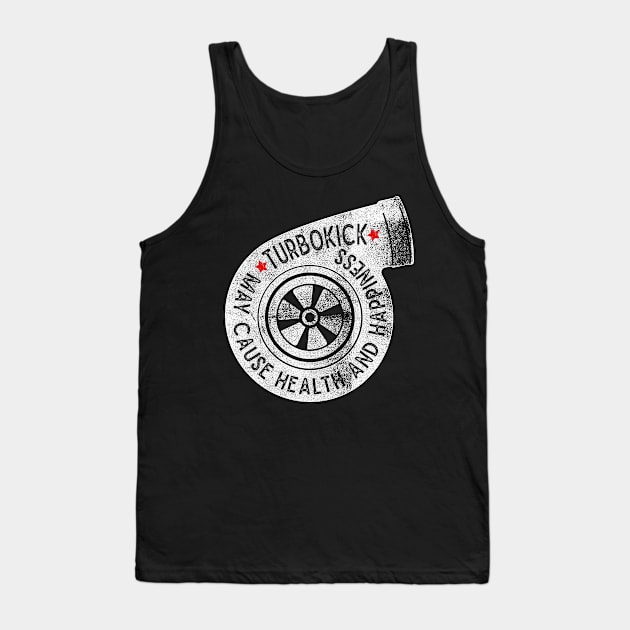 Turbokick Warning Tank Top by cowyark rubbark